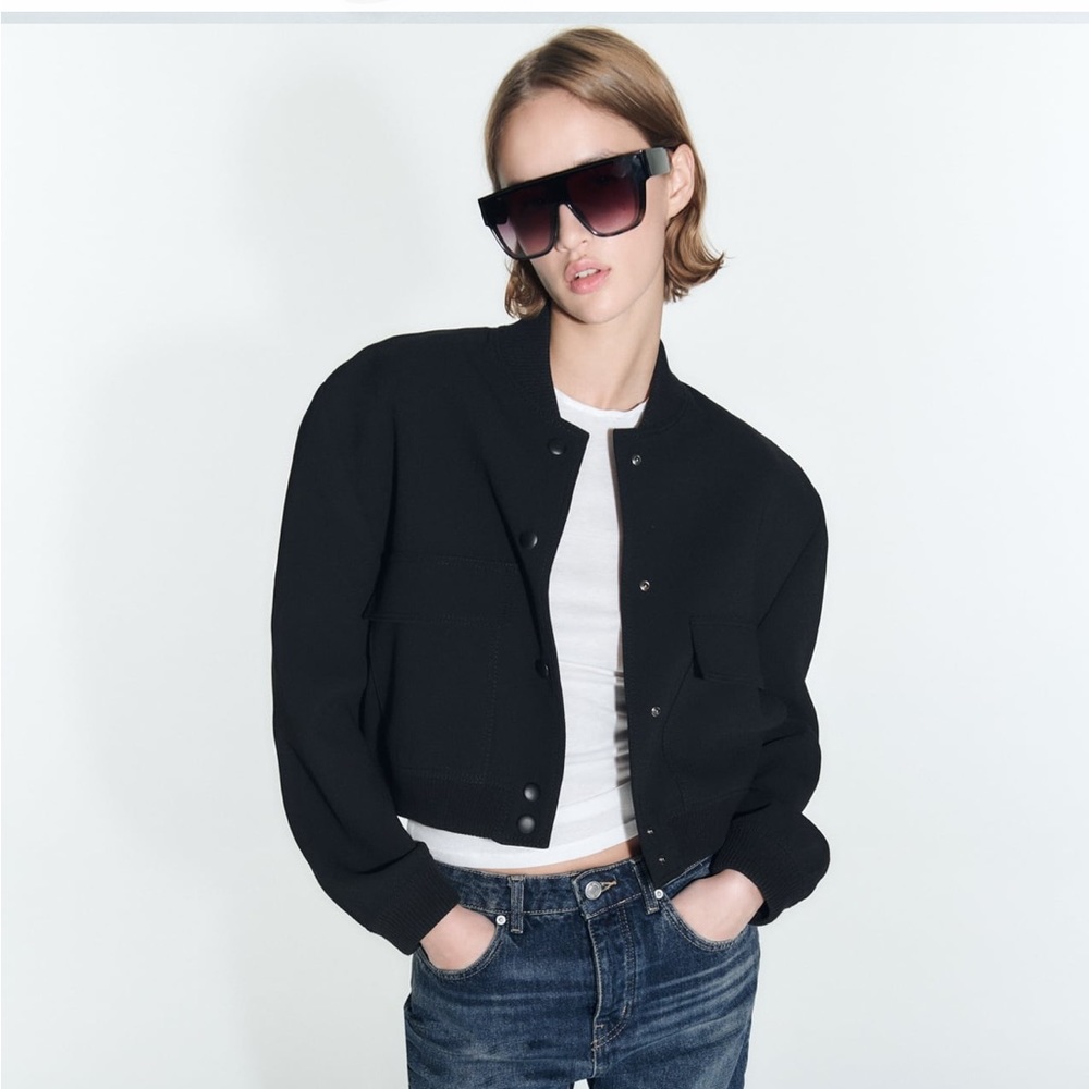 Zara Maxi Pocket Bomber